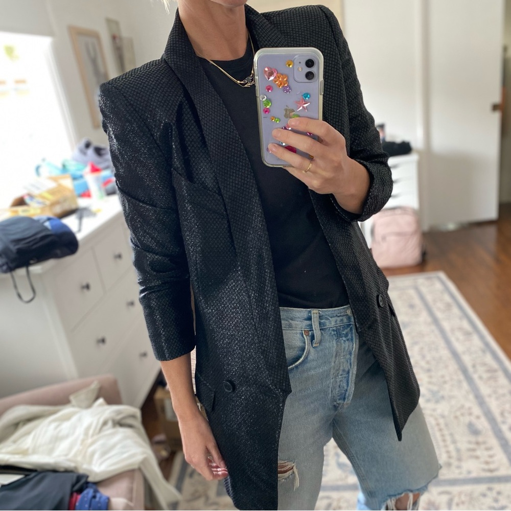 Smythe Oversized Black Blazer